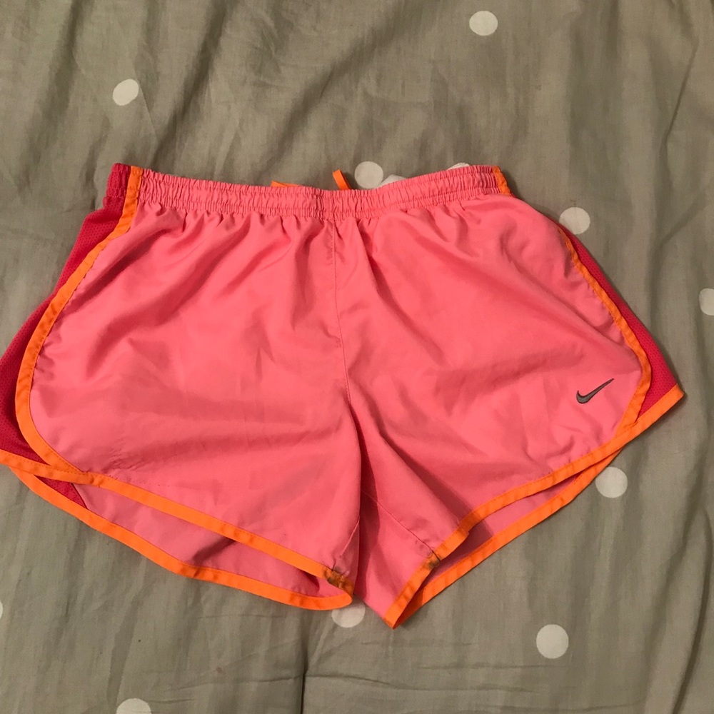 Nike pink shorts